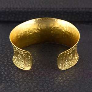 Bracelet traditionnel en métal, bijoux inspirés de la sculpture moderne chinoise pour femmes, tenue ethnique de mariée, pour occasions festives, export en gros, qualité supérieure - Product Image 6