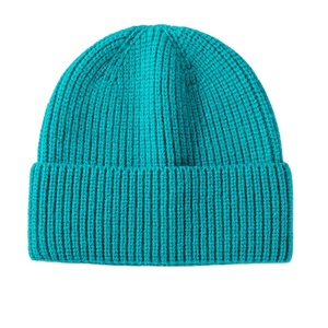 หมวกบีนนี่ผ้าขนสัตว์ถักผ้าแจ็คการ์ดหมวกบีนนี่ออกแบบได้ตามต้องการปักโลโก้ผ้าถัก - Product Image 3