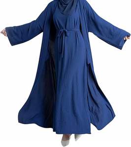 High Quality Dubai <b>Abaya</b> Pakistan Adults Women Eid Ramadan Gift Namaz <b>Prayers</b> Modest Muslim Floor Length Short/Long Sleeves - Product Image 5