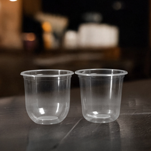 Quang Quan Factory Vasos desechables de plástico PP de una sola pared 12oz y 16oz 95mm Tamaño Ecológico Bebidas frías y calientes Café helado - Product Image 3