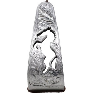 Estribos Occidentales de Aluminio para Caballo, Diseño Antideslizante con Cuero y Protección para el Tobillo, Suministros Veterinarios para Montar a Caballo - Product Image 5