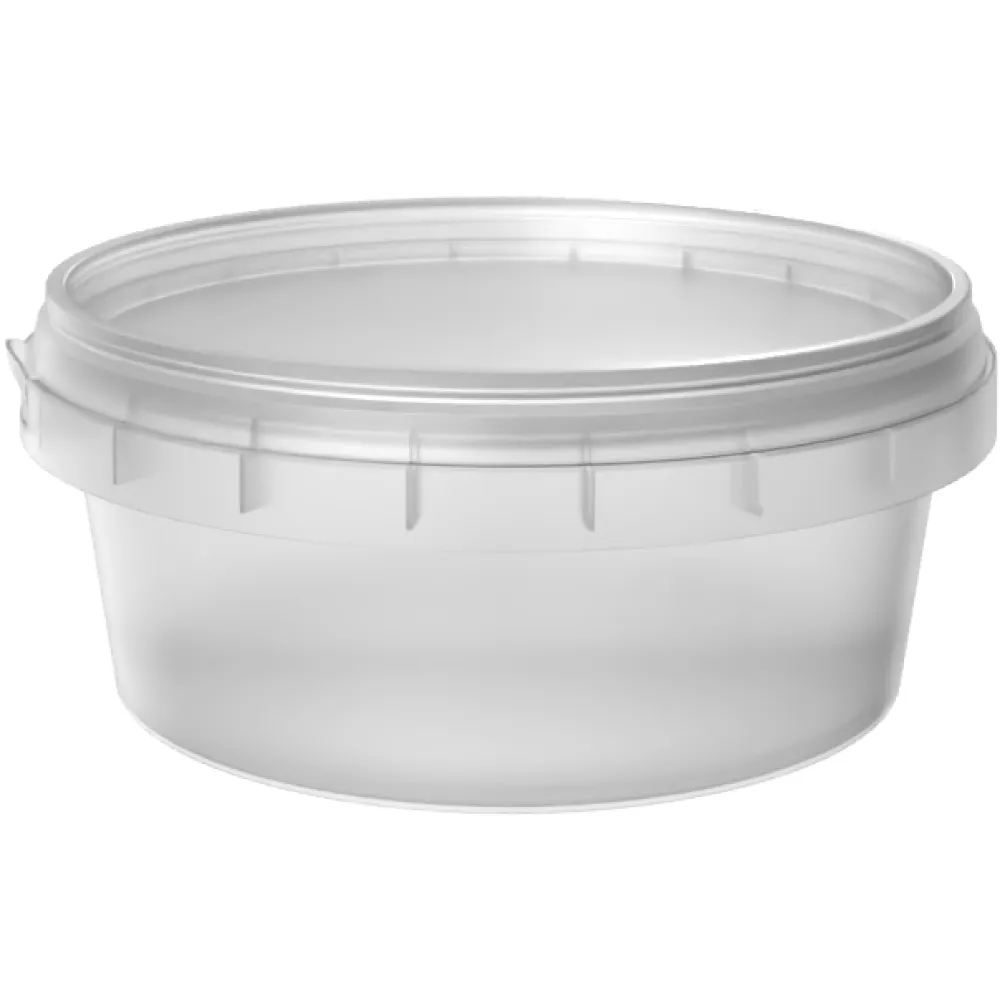 Premium 170ml IML Round Container with Lid Durable Compact Innovative Packaging for Fresh Convenient Storage of Small Quantities