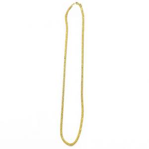 Wholesale 14K 18K <b>24K</b> Micro <b>Gold</b> Plated Spiga Style Chain <b>Necklaces</b>, Luxury Chain, Fashion Chains <b>Necklaces</b>, Brass <b>Gold</b> Chain. - Product Image 3