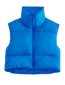 Nueva moda mujer Puffer abrigo diseño único muestra gratis mujeres Puffer chaquetas personalizado recortado Puffer chaleco - Product Image 2