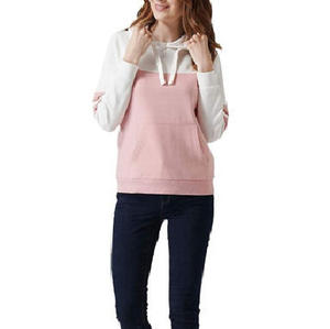 Femmes décontracté automne/hiver sweat à manches longues élégant pull à capuche poche avant tissé nouveaux hauts à la mode pour les femmes - Product Image 2