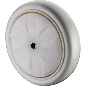 White <b>Plastic</b> Axle 150 mm <b>Wheel</b> Diameter 650 kg Load Capacity BS Rollers 12.5 mm Diameter Furniture Casters 59 mm Hub Length - Product Image 1