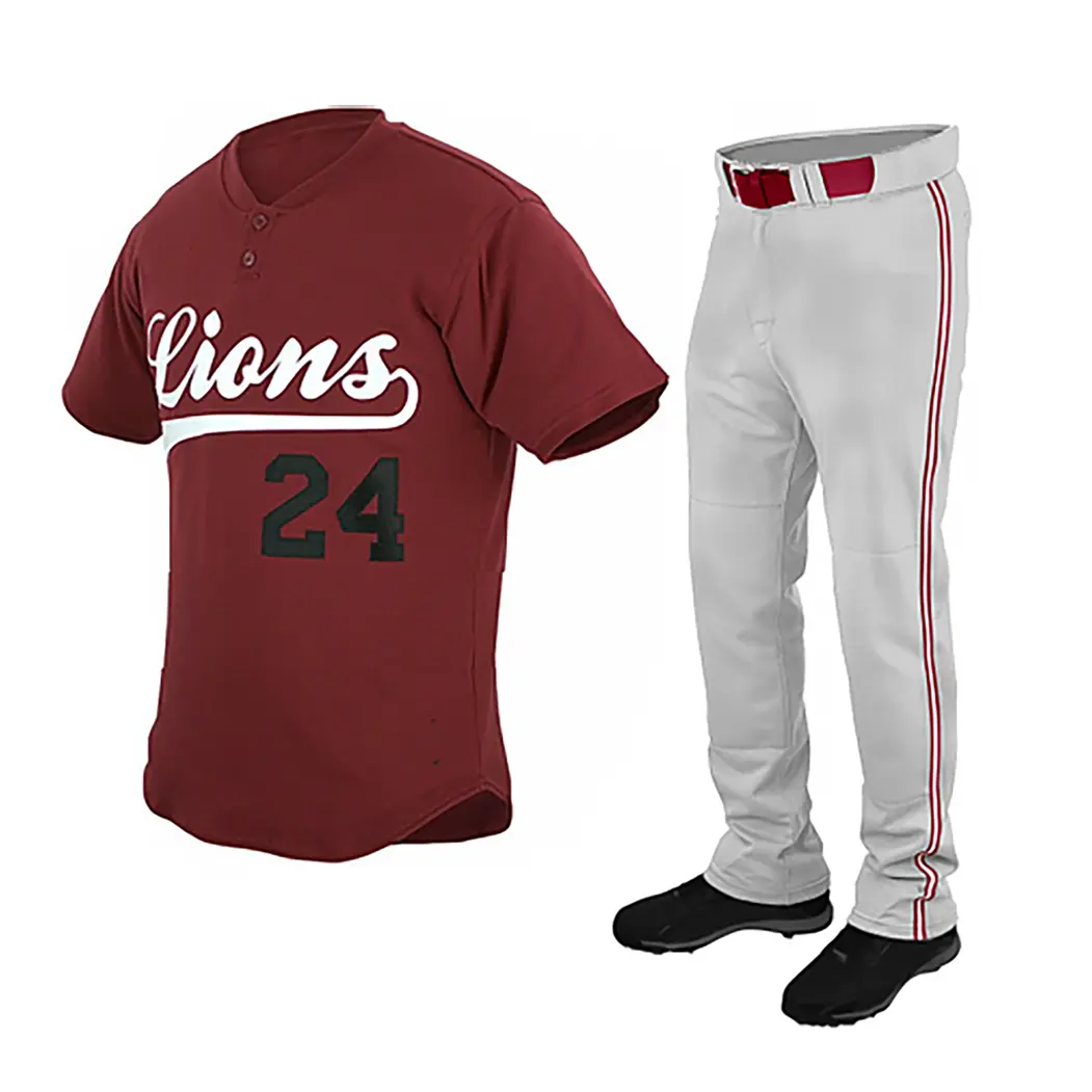 Ucuz yeni stil özel polyester beyzbol üniforma düz düzenli fit ve en kaliteli dikiş beyzbol üniforma