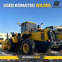 Komatsu WA380 Radlader 18 Tonnen Mittelgroßer Frontlader SAA6D107E1 Motor Gebrauchter Japanischer Bau-Radlader Lagerbestand