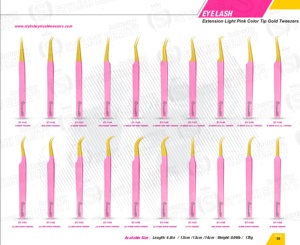 Pince à cils de qualité professionnelle à pointes multiples de haute précision pour ramasser facilement les cils fins sans glisser marque privée - Product Image 6