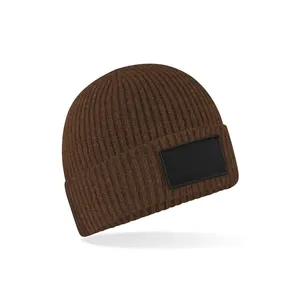 Fashionable Sustainable Patch <b>Beanie</b> Promotional <b>Hats</b> & Caps - Product Image 5