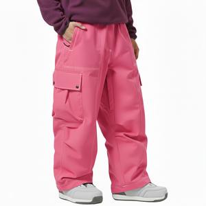 Custom Children's Waterproof Windproof Ski Jacket & Pants Set with Zipper Closure <b>Kids</b> Snowboard Suit - Product Image 2