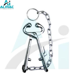 Soporte de toro Premium ALMAC con cadena, reutilizable y confiable, control de toro agresivo en el que confían los ganaderos de todo el mundo - Product Image 1