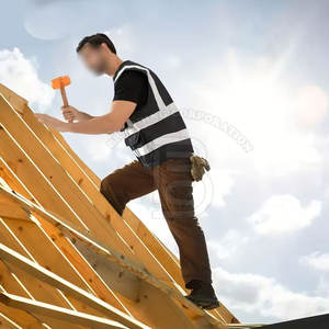 Vestes de sécurité à prix de gros, haute qualité, respirantes, réfléchissantes, sans manches pour hommes - Product Image 5