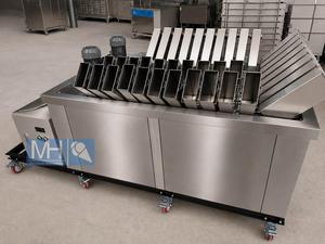 Nueva Máquina de Hielo Lunate con Función de Congelación Rápida, 100KG/24H, para Hacer Bloques de Hielo en Forma de Media Luna, 220V, Uso Comercial, Motor de Bomba de Alta Potencia - Product Image 4