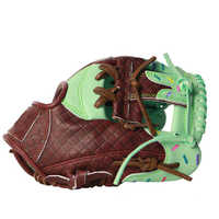Guantes de Béisbol para Receptor, Diseño Personalizado, Transpirables, de Cuero Genuino de Alta Calidad, para Lanzadores Zurdos, Aptos para Todas las Estaciones