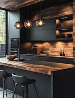 Meuble sous-évier de cuisine moderne sur mesure en bois, avec robinet, matériaux marbre et acrylique, finition laquée, détails de charnières, écologique