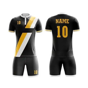 Meilleure vente 100% uniformes de football en polyester vêtements d'équipe personnalisés avec logo nouvelle arrivée du Pakistan - Product Image 4