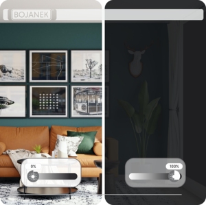 Persianas Verticales Térmicas BOJANEK ROLL THERMO Dreamy, Tela de Poliéster, Aislamiento Térmico, Control de Luz, Diseño Moderno, Gris Claro - Product Image 6