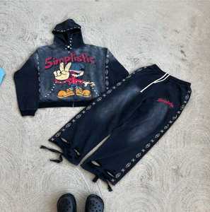 Vente en gros 2026 Qualité supérieure Personnalisé 100% Coton Tendance Impression DTF Séchage rapide Grande taille Vente en gros Survêtement haut de gamme pour hommes - Product Image 5