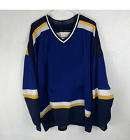 Maillot de hockey sur glace de haute qualité, nouvelle arrivée, 100% polyester, respirant, séchage rapide, antibactérien, anti-UV, sans couture, nom d'équipe personnalisé