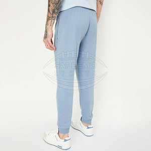 Pantalons de jogging décontractés pour hommes, légers, en toile, polyester/coton, coupe décontractée, coupe ample, tissu durable, ourlets élastiques - Product Image 6