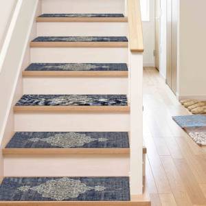 <b>Navy</b> <b>Blue</b> <b>Rug</b>, Printed <b>Rug</b>, Trendy, Personalized Gift, Modern Design,Goblen - Product Image 4