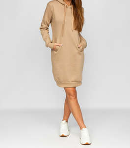 Sudadera con Capucha Oversize para Mujer, Diseño Personalizado, Bordado, Poliéster/Algodón, Forro Polar, Ropa Urbana de Invierno, OEM Frontal - Product Image 4