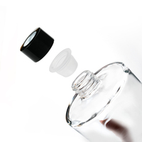Promotion Bouteille Diffuseur de Parfum en Verre de Luxe avec Bâtonnets de Rotin Floraux pour Pièce, Blanc, Durable, Ronde, 50ml 100ml 200ml avec Boîte