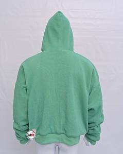 Wholesale High Quality New Design Custom Plain <b>Men's</b> <b>Oversized</b> <b>Fleece</b> Hoodies Two Tone Custom Zipper <b>Hoodie</b> For <b>Men</b> - Product Image 4