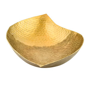 Plato decorativo de Metal en forma de barco con textura curva para fiesta restaurante hogar - Product Image 5