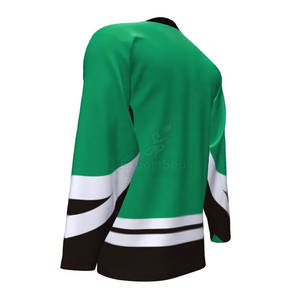 Jersey de hockey sobre hielo personalizado, tela transpirable con logotipo y número personalizados, jersey de hockey sobre hielo personalizado - Product Image 6