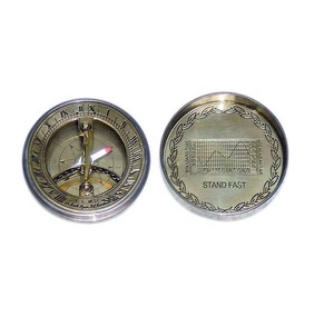 Boussole à vendre laiton Antique Design extérieur classique nouveau Portable voyage randonnée montre de poche Style boussole lumineuse Camping - Product Image 3