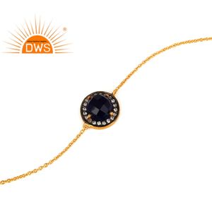 Bracelet en pierres précieuses rubis naturelles, marque de luxe de haute qualité, en or plaqué argent 14k, chaîne à maillons, fabrication de bijoux - Product Image 4