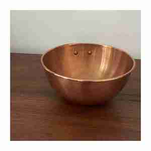 Forte demande avec un prix raisonnable Bol mélangeur en cuivre 4.7L martelé Indien Exportateur Bol en cuivre Vintage de haute qualité - Product Image 6