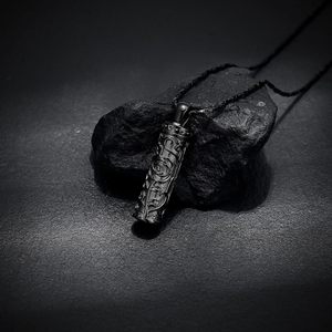 Black Rose Flower Urn <b>Necklace</b> Cylinder Bar Urn <b>Necklace</b> <b>for</b> <b>Ashes</b> Pendant Keepsake Memory Cremation urn <b>for</b> Women Custom Size - Product Image 6