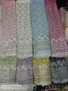 Nueva Secuencia de Daman actualizada con tela de red bordada con purpurina para ropa disponible a un precio asequible - Product Image 4