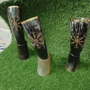 Corne à boire viking avec support en corne - Product Image 6