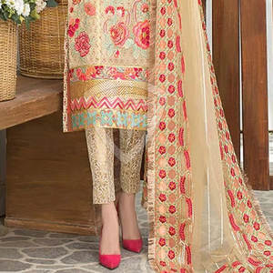 Nouveau design brodé sur mesure Kameez et Salwar pour femmes robes de style pakistanais vêtements pour femmes qualité d'exportation - Product Image 3
