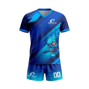 Impression par transfert thermique, logo personnalisé sur le devant, uniforme de pickleball d'été, qualité supérieure, anti-UV, col rond, coupe classique - Product Image 1