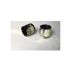 Anneaux de serviette en corne de buffle faits à la main, design élégant pour mariage, banquet, fête, décoration de table - Product Image 5