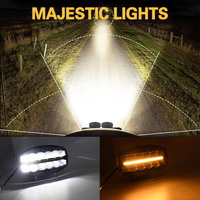 Phare de travail LED étanche en aluminium de 9 pouces 24V pour camion, voiture, tout-terrain