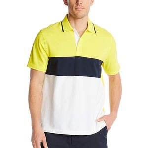 Polo décontracté pour hommes en coton respirant à manches courtes, design uni, vente en gros de vêtements à la mode bon marché - Product Image 6