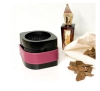 Brûleur d'encens Bakhoor en bois de manguier et nacre, parfum Oud rose de luxe, écologique et durable, le plus vendu en 2027