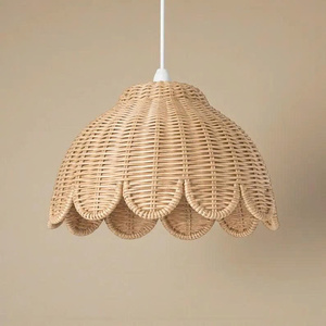 Lámpara de Mimbre para Habitación Infantil, Pantalla de Ratán, Decoración Ecológica, Éxito de Ventas 2026 - Product Image 5