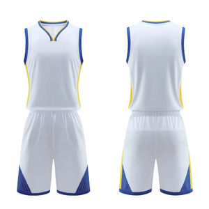 Camiseta de baloncesto para hombre de alta calidad al por mayor, uniformes de baloncesto para jóvenes personalizados, conjunto de baloncesto de talla grande impreso de la mejor calidad - Product Image 3