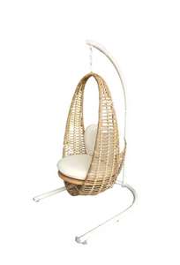Silla Columpio de Ratán Sintético PRSW-VF15, Mueble Versátil para Exteriores, Sala de Estar, Dormitorio, Hoteles, Parques, Villas, Jardines, PE Resistente - Product Image 2