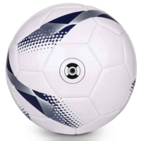 Ballon de football en cuir PU PVC imperméable, surface texturée, durable, pour entraînement professionnel, matchs et sports d'équipe, vessie en latex, 400-440g