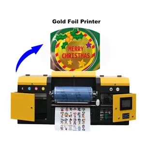 Fast Speed Dual Printhead Sticker Printer Machine UV DTF Film Label Printer Printing Machine For Small Business