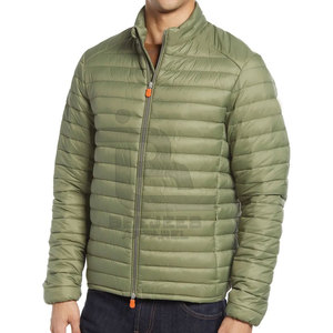 Chaqueta acolchada para exteriores de alta calidad, impermeable, transpirable, de secado rápido, logotipo personalizado, venta al por mayor, cuello levantado, uso en temporada de invierno - Product Image 4