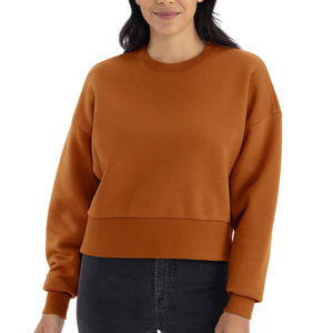 Sudadera para mujer con diseño personalizado Proveedor OEM Tela de algodón para gimnasio y ropa informal Impresión de logotipo de etiqueta privada - Product Image 5